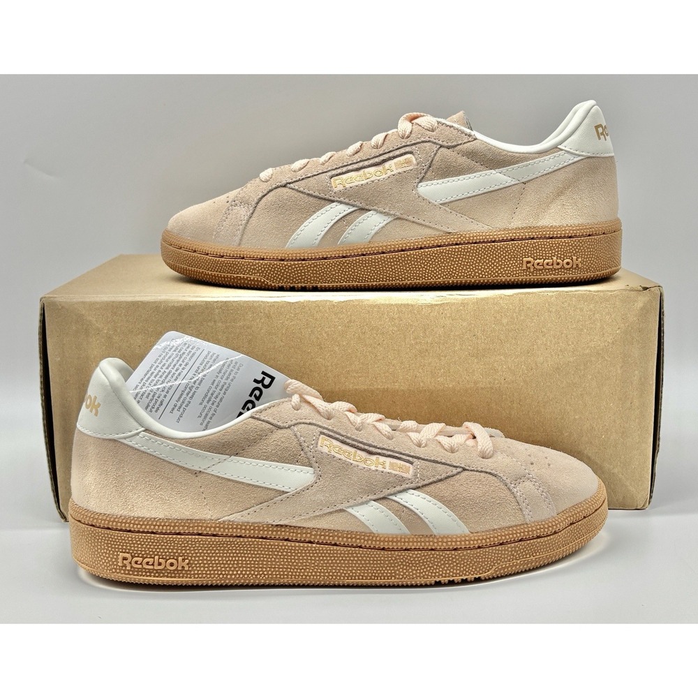 Reebok Women's Club C Grounds Clay Chalk Gum Size 10 100208146‎